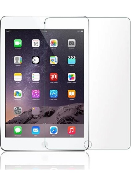 Apple iPad Air 2 - iPad 6 9.7" Dönerli Standlı Deri Tablet Kılıfı - Nano Cam Ekran Koruyucu