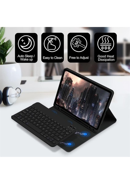 Samsung Tab S9 Ultra SM-X910 14.6 Inç Uyumlu Bluetooth Türkçe Q Klavyeli Kılıfı (Tablet Değildir) fiyatları