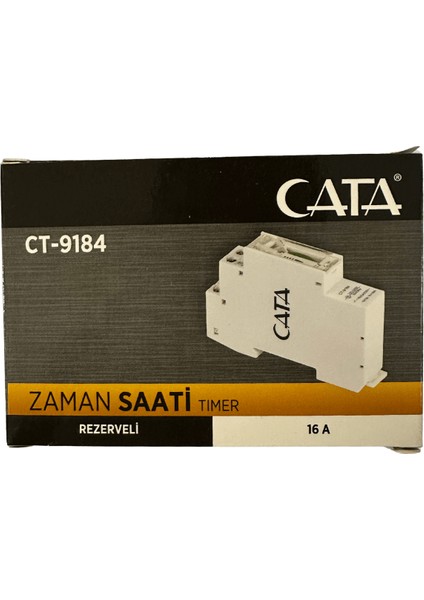 CT-9184 16 Amper Rezerveli Zaman Saati