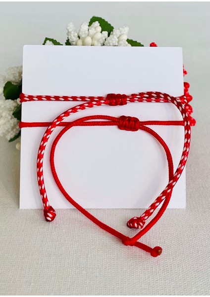 2’li Marteniçka Kırmızı Mart Ipi Dilek Bileklik Seti fiyatları
