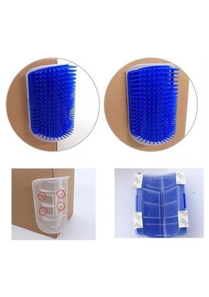 Petinka® Pratik Kedi Tüyü Kaşıma ve Tarama Aparatı Duvara Monte Kaşıma Aleti fırsatları