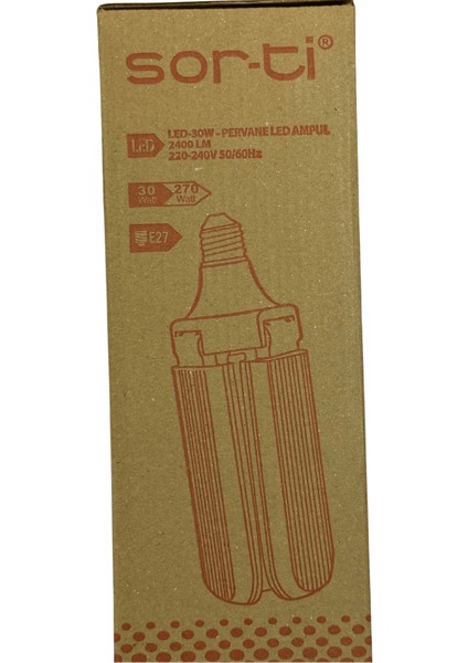 30W (270W) 6500K (Beyaz Işık) E27 Duylu Pervane LED Ampul fiyatları