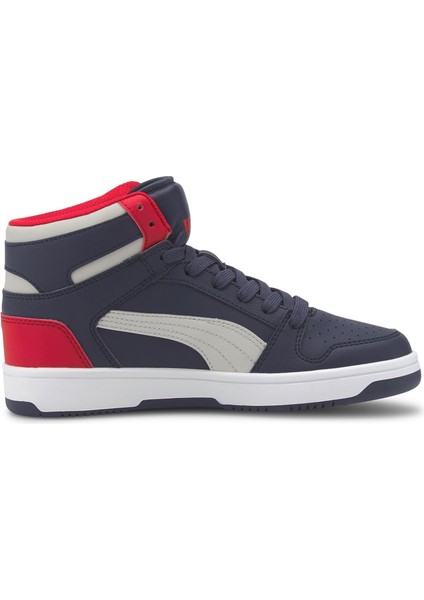 Rebound Layup SL Jr 370486-11 ERKEK Lacivert-Lila-H R Red Günlük Sneaker Ayakkabı