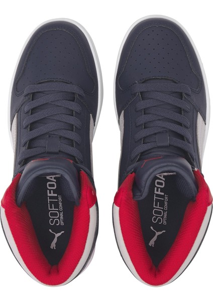 Rebound Layup SL Jr 370486-11 ERKEK Lacivert-Lila-H R Red Günlük Sneaker Ayakkabı