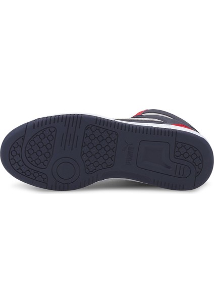 Rebound Layup SL Jr 370486-11 ERKEK Lacivert-Lila-H R Red Günlük Sneaker Ayakkabı