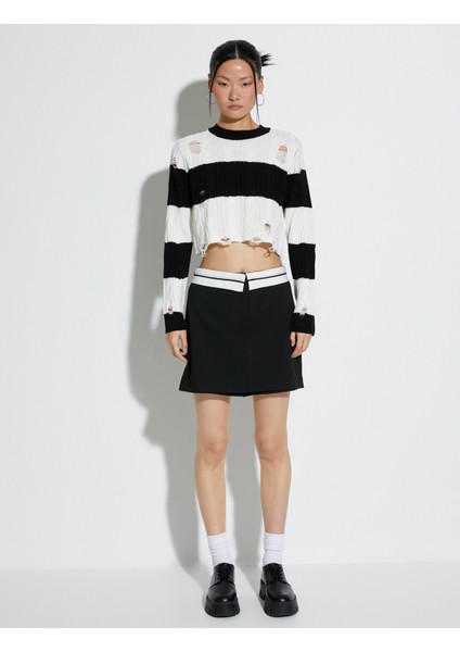 Crop Ajurlu Kazak Uzun Kollu fiyatları