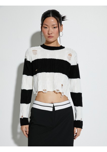 Crop Ajurlu Kazak Uzun Kollu modelleri