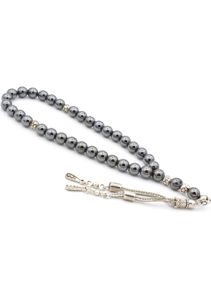 Hakiki Doğal Hematit Taşı Tesbih