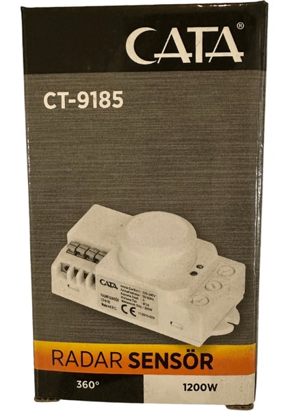 CT-9185 1200W 360 Derece Radar Sensör (2 Adet)