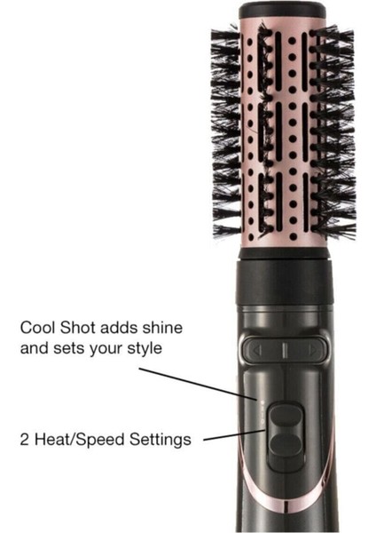 Metalik Gri Curl&straight Confidence Saç Şekillendirme Seti AS8606 fiyatları