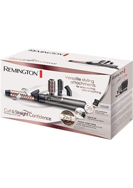 Metalik Gri Curl&straight Confidence Saç Şekillendirme Seti AS8606 indirimleri