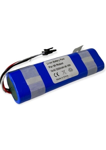 Viomi V3 Uyumlu 14.4V 3200 Mah Robot Süpürge Batarya , Pil Orijinal Kapasite