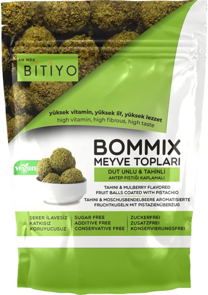 Anında Bitiyo Boomix Meyve Topları Tanışma Paketi 100 gr  x 6 Adet