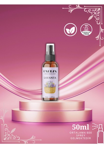 Lavanta Uyku ve Yastık Spreyi Rahatlatıcı Uyku ve Dinlenme Spreyi Sleep And Pıllow Spray 50 ml