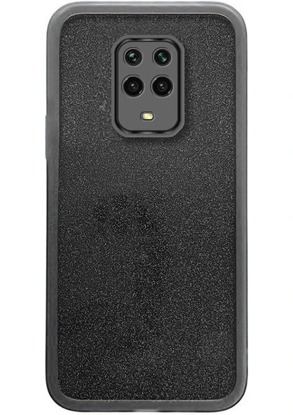 Xiaomi Redmi Note 9 Pro Uyumlu Kılıf Zebana Işıltım Silikon Kılıf (Kamera Lens Korumalı) Siyah