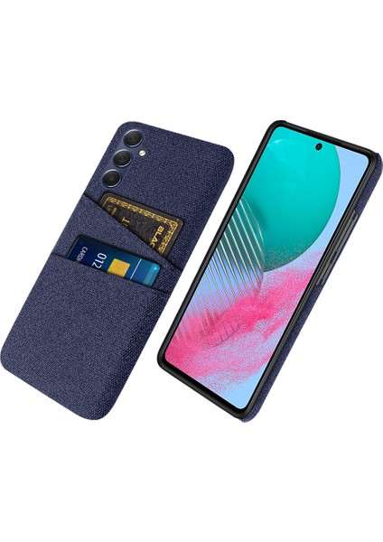Samsung Galaxy M54 5G/F54 5g Için Pc+Çift Kart Yuvası Si ile Kumaş Anti-Drop Telefon Kılıfı (Yurt Dışından)