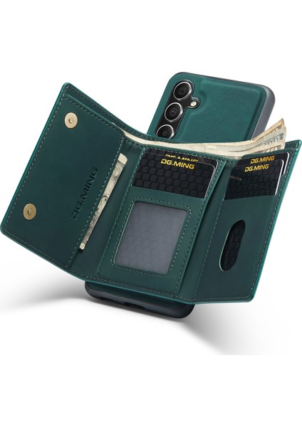 Samsung Galaxy A54 Için 5g Pu Deri Kaplamalı Pc+Tpu Kickstand Manyetik Çıkarılabilir Cüzdan Telefon Telefon Kılıfı (Yurt Dışından) fiyatları