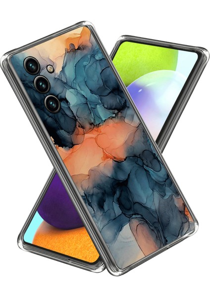 Samsung Galaxy A54 5g Özet Mermer Baskılı Imd Tpu Telefon Stili A Telefon Kılıfı (Yurt Dışından)