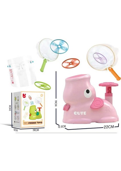 Çocuk Pedallı Uçan Daire Fırlatma Oyuncağı (Yurt Dışından)