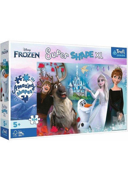 PUZZLE-50017 Frozen 104 Parça Xl Çocuk Puzzle