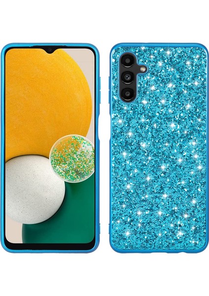 Samsung Galaxy A34 Için 5g Glitter Tpu Çerçeve Sert Pc Geri Elektrapan Telefon Si Telefon Kılıfı (Yurt Dışından)