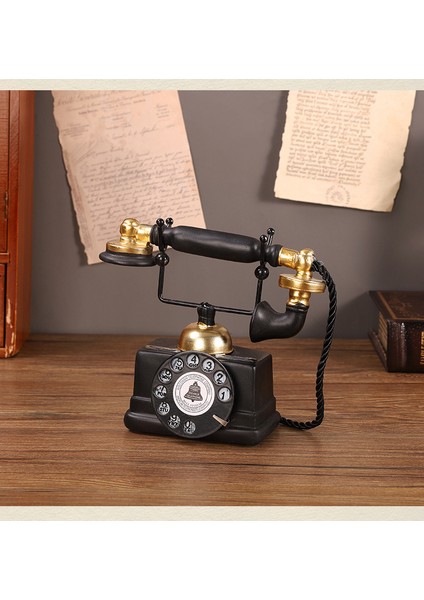 Amerikan Retro Telefon Modeli Oturma Odası Dekorasyonu (Yurt Dışından)