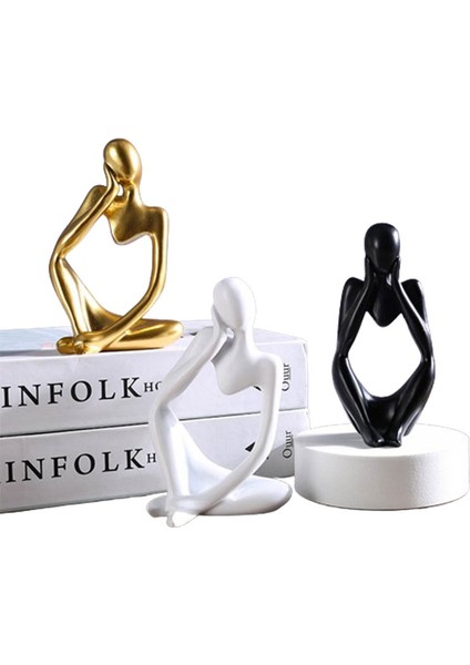 Oturma Odası Dekorasyonu Karakter Modeli 3 Parça (Yurt Dışından)