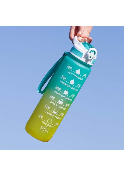 Sports Büyük Kapasiteli Su Şişesi 1000ML (Yurt Dışından)