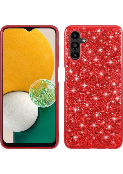 Samsung Galaxy A34 Için 5g Glitter Tpu Çerçeve Sert Pc Geri Elektrapan Telefon - Telefon Kılıfı (Yurt Dışından)
