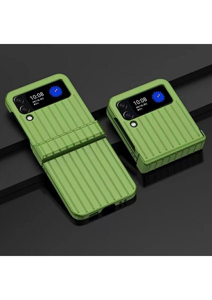 Samsung Galaxy Z Flip4 Için 5g Kasa Çizgili Tam Katlanır Telefon Kasası Anti-Düşme Sert Pc I Telefon Kılıfı (Yurt Dışından) fiyatları