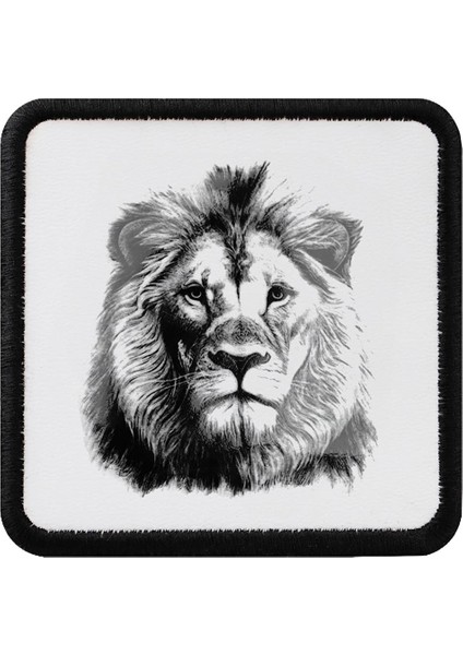 V1 Aslan - 4 Kod Logolu Unisex Beyaz-Siyah Bench (Patch)