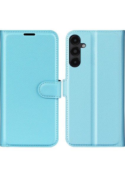 Samsung Galaxy M14 5g Litchi Doku Cüzdan Standı Si Telefon Kılıfı (Yurt Dışından)