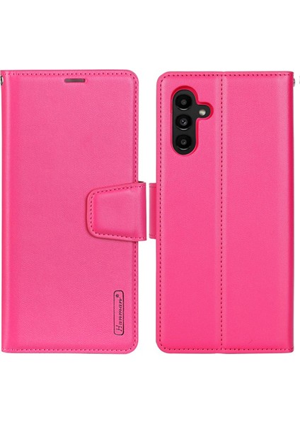 Hanman Mill Serisi Samsung Galaxy A14 4g/5g Stand Cüzdan Deri Cep Telefonu Çizgisi Telefon Kılıfı (Yurt Dışından)