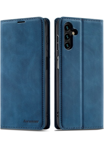 Samsung Galaxy A34 Için Serisi 5g Katlanabilir Stand Cüzdan Deri Touch Deri Telefon Si Telefon Kılıfı (Yurt Dışından)