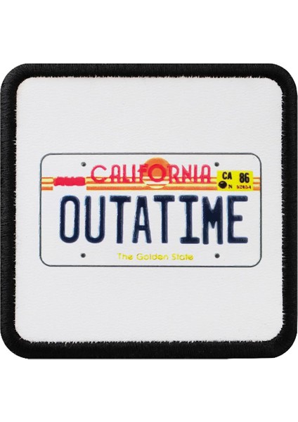 V1 California Outatime - 1 Kod Logolu Unisex Beyaz-Siyah Bench (Patch)