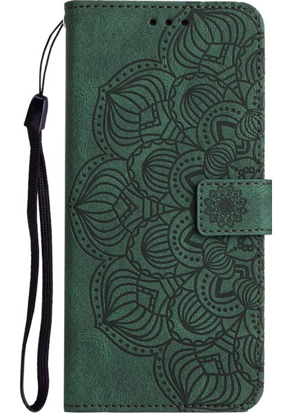 Samsung Galaxy A34 Için 5g Baskılı Mandala Çiçek Telefon Flip Cüzdan Stand Pu Deri Anti-Çizelge Cep Telefonu Telefon Kılıfı (Yurt Dışından)
