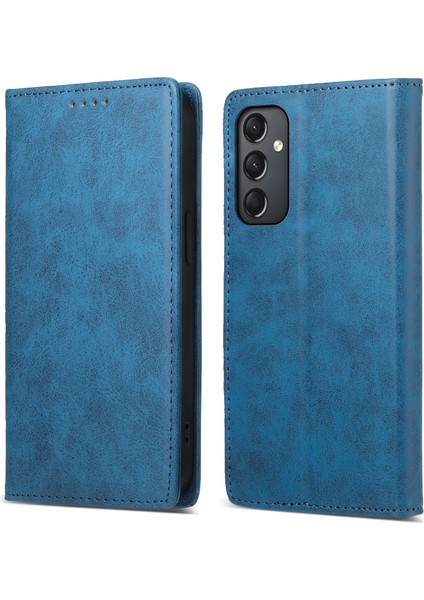 Samsung Galaxy A24 Için Df-05 4g Rfıd Engelleme Pu Deri+Tpu Stand Cüzdan Si Telefon Kılıfı (Yurt Dışından)