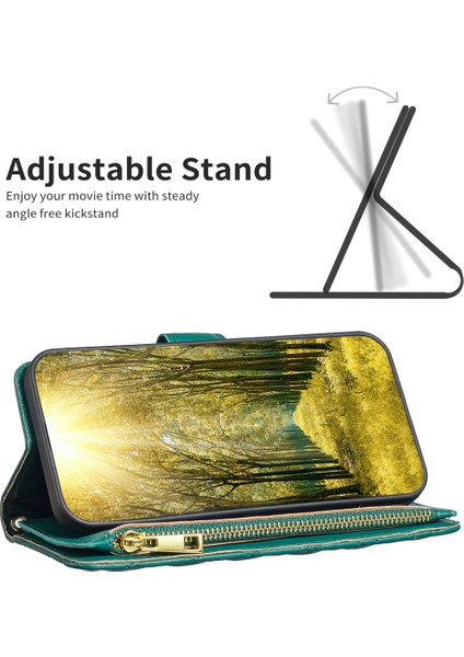 Samsung Galaxy A24 Için 4g Pu Deri Cüzdan Stand Telefon Kılıfı (Yurt Dışından)