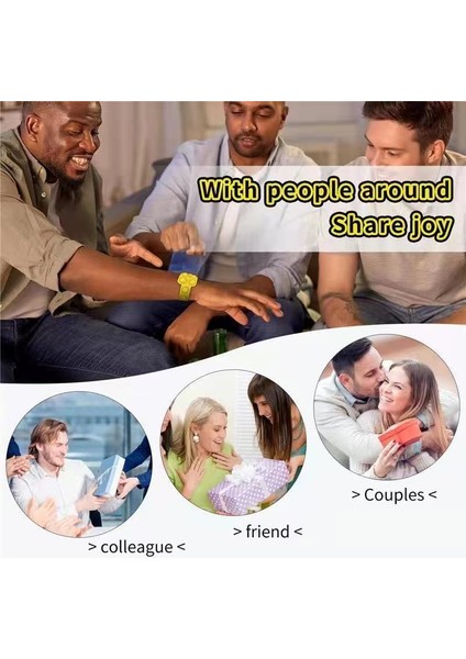 Stil 7 Anti Stres Dekompresyon Bilezik Basit Yumuşak Silikon Erkek Kadın Squishy Bilezik Fidget Pop Oyunu Anti-Stres Rahatlatıcı Pop Hediye (Yurt Dışından)
