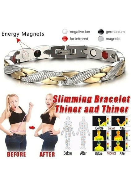 A Elegant Magnetic Therapy Fit Plus Bileklik Zararlı Toksinleri Giderir Kadın Erkek Bileklik Sağlıklı Yaşam Modası (Yurt Dışından) fiyatları
