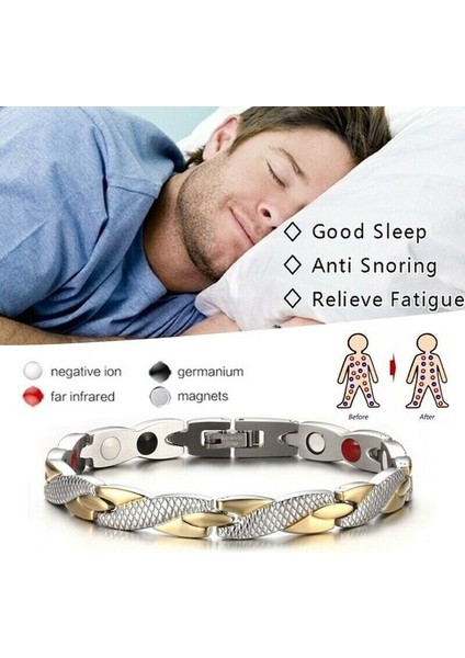 A Elegant Magnetic Therapy Fit Plus Bileklik Zararlı Toksinleri Giderir Kadın Erkek Bileklik Sağlıklı Yaşam Modası (Yurt Dışından) fırsatları