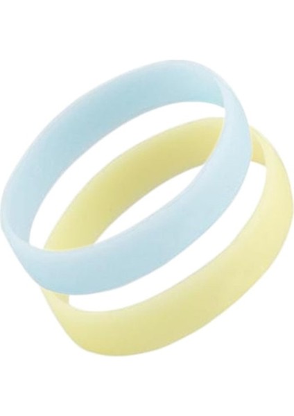 Genç 180X12X2 mm Stili No.9 Boyutu 2 Adet Aydınlık Silikon Bilezik Erkek Kadın Genç Spor Kauçuk Bileklik Karanlıkta Glow Parti Konser El Bantları Bileklik Aksesuarları (Yurt Dışından)