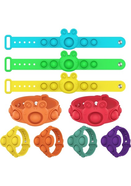 Stil 10 Anti Stres Bilek Bilezik Yumuşak Silikon Çocuklar Çocuk Bilezik Duyusal Fidget Kabarcık Pop Bilek Oyuncaklar Çocuk Hediye Için Oyun Rahatlatıcı (Yurt Dışından) modelleri