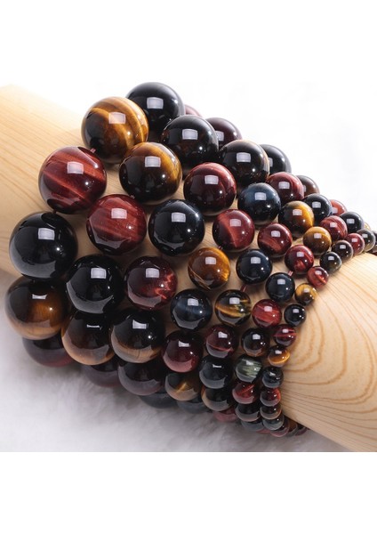 Aa Düzeyinde Stil Sarı Kaplan Gözü Minimalist Kırmızı Kaplan Gözü Bilezik Butik Kaplan Gözü Bilezik Erkek Charm Doğal Taş Bileklik El Yapımı Günlük Mücevher (Yurt Dışından)