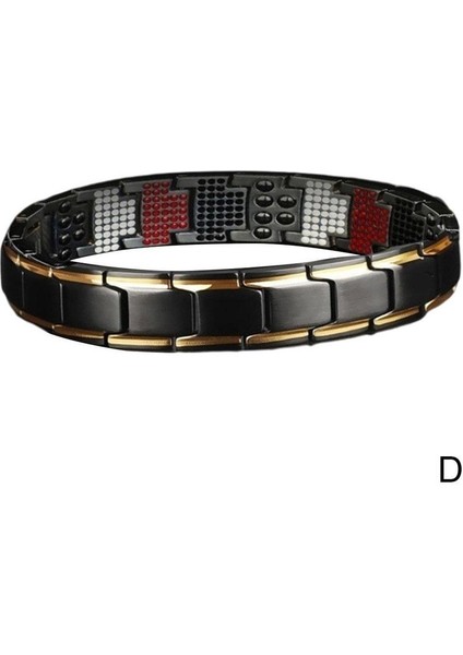 D Moda Erkek Bilezikler Yaratıcı Bilezik Sağlık Enerji Biyomanyetik Erkek Ayarlanabilir Bilezik Charm Takı Hediyeler (Yurt Dışından)