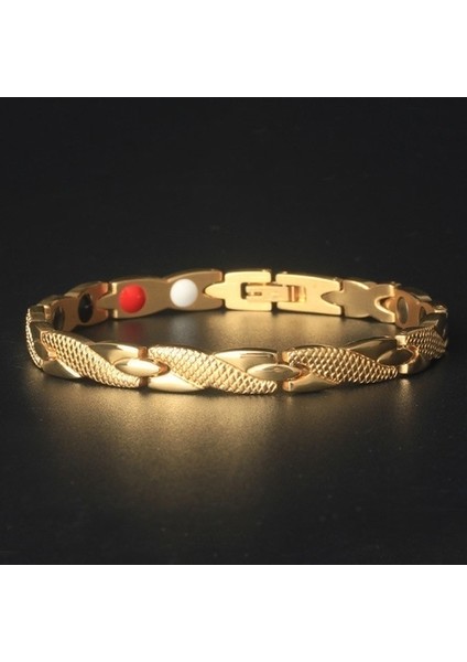 Gümüş Rengi Yeni Moda Erkek Ejderha Bilezik Takı Atmosferik Stil Erkek Çift Bileklik Enerji Mıknatıs Takı (Yurt Dışından) indirimleri