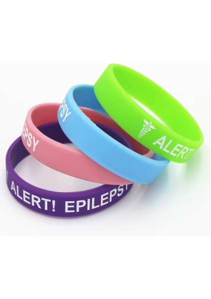 Beyaz Stil Mavi 4 Adet Tıbbi Uyarı Bilezik Epilepsi Silikon Bileklik Farkındalık Kol Bandı Silikon Bileklik ve Bilezikler Çocuklar Için Hediyeler SH135K (Yurt Dışından) fiyatları