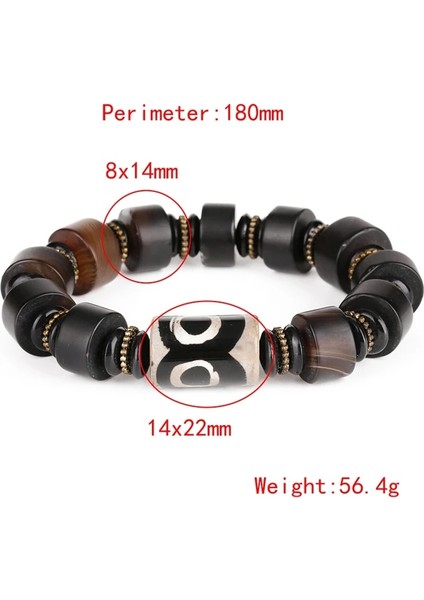 Açık Sarı Altın Rengi Lassic Mat Silindir Kahverengi Siyah Oniks Yarı Değerli Taş Altın Spacer Tibet Budizm Boncuk Hediye Için Unisex Bilezik (Yurt Dışından) fiyatları