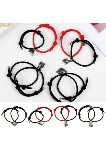 El Sıkışma 1 Hediye Maskot Moda Birbirinizi Çekin Çift Takı Dikiş Kolye Çift Bilezik Uzun Mesafe Aşk Takı (Yurt Dışından) indirimleri