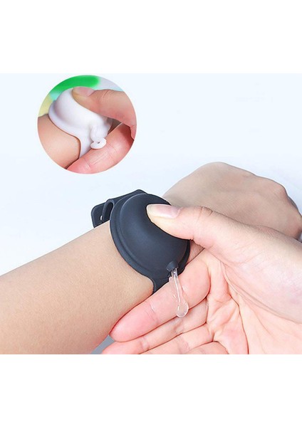 Mavi Bileklik El Dispenseri El Dezenfektanı Dispenser Silikon Giyilebilir Dispenser Pompaları Dezenfektan Bileklikler El Bilek Bandı (Yurt Dışından) modelleri